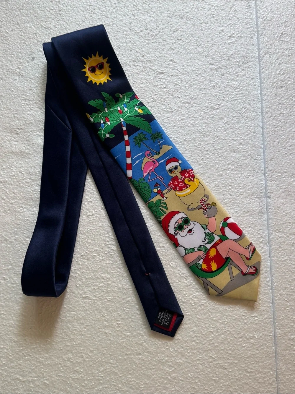 Tropical Christmas Hallmark Holiday Traditions Neck Tie